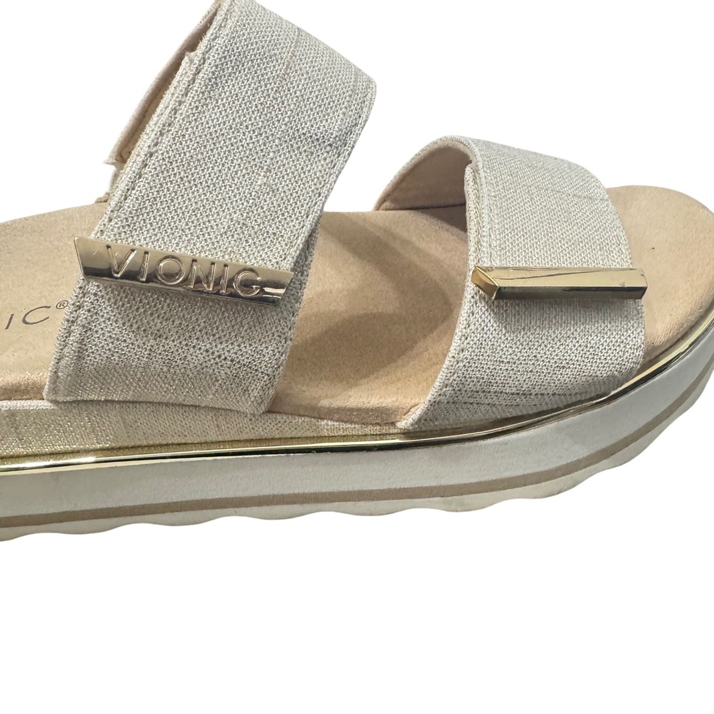 Vionic Brandie Metallic‎ Platform Sandal Women's Size 11 - Picture 10 of 14
